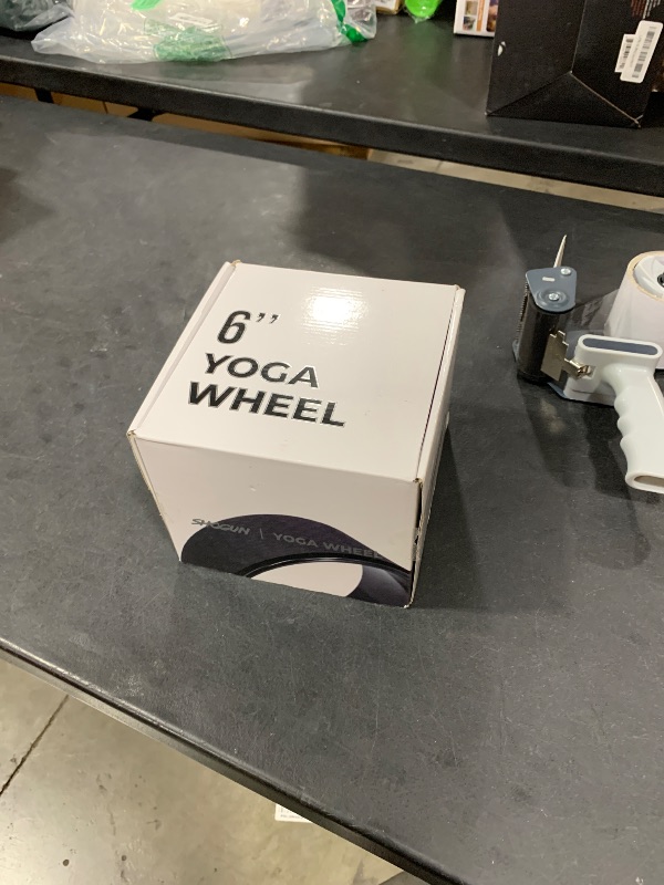 Photo 1 of Shogun Yoga Wheel Roller for Back Pain Relief - Back Roller Wheel Stretching Device for Back Pain Relief - Back Cracking Wheel Perfect for Spine Stretching, Improved Flexibility & Mobility