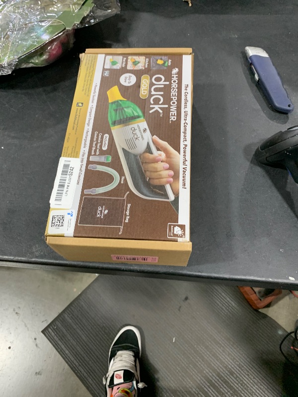Photo 1 of Duck Compact Cordless Vacuum by Horsepower, Gold Edition, Ultra-Powerful Upgraded Battery for Extra-Long Run Time, AS-SEEN-ON-TV, Strong Suction, Easy to Store, Portable & Rechargeable. Home & Auto