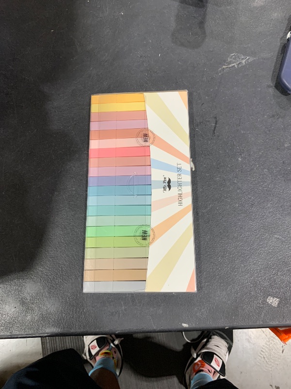 Photo 1 of Mr. Pen- Aesthetic Highlighters, 20 pcs, Chisel Tip, Pastel Colors, No Bleed Bible Highlighter Pastel,Assorted Colors, Christmas Gifts