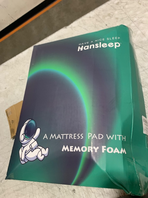 Photo 1 of Hansleep Memory Foam RV Mattress Topper Short Queen, Camping Mattress Pad Short Queen for Back Pain Relief with Egg Crate Gel Foam, Pillow Top Mattresses Cover, 60" x 80", White