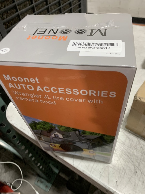 Photo 1 of MOONET Tire Cover with Camera Hole, for Jeep Wrangler JL with Back-up Camera, Sport & Sahara (2018-2025), Fits 245/75R17, 255/75R17, 255/70R18