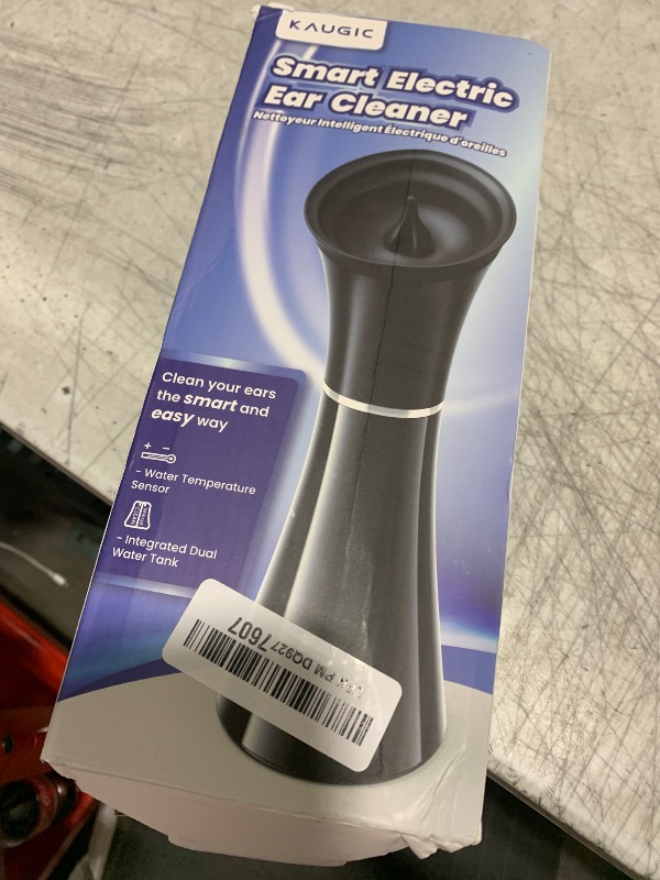 Photo 1 of KAUGIC Upgraded Ear Wax Removal with One-Piece Waste Tank, Safe Ear Cleaner with Water Temperature Sensor, FSA HSA Store Eligible Effective Ear Irrigation Kit & USB-C Cable, IPX7, Semi-Transparent