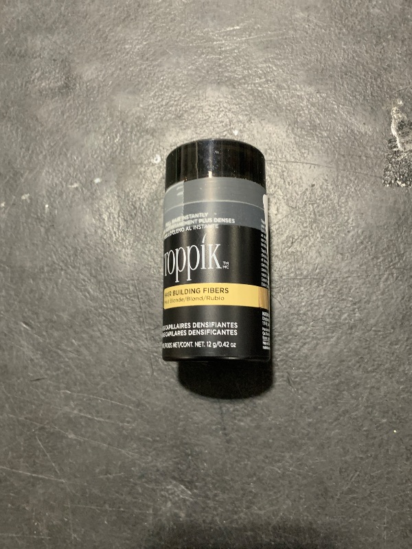 Photo 1 of Toppik Hair Building Fibers, Instantly Fill in Thinning Hair for a Fuller, Thicker Look, Natural Keratin Formula for Men & Women, 9 shades and 4 size options