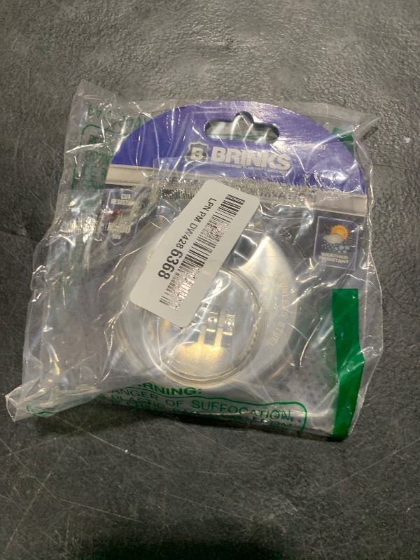 Photo 1 of Brinks 173-80051 80mm Stainless Steel Resettable Combination Discus Padlock