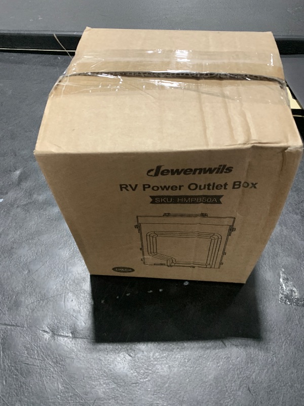 Photo 1 of DEWENWILS 50 Amp RV Power Outlet Box, 125V/250V NEMA 14-50R RV Outlet Enclosed & Lockable, Weatherproof Outdoor RV Electrical Outlet for RV Camper Travel Trailer Motorhome, ETL Listed