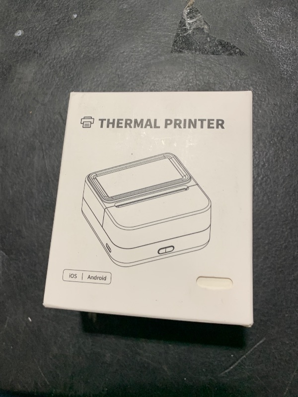 Photo 1 of Aixiqee Mini Sticker Printer - Thermal Sticker Maker Bluetooth Inkless Sticker Machine Compatible with iOS & Android, Label Maker for Journals, Photos, Study Notes