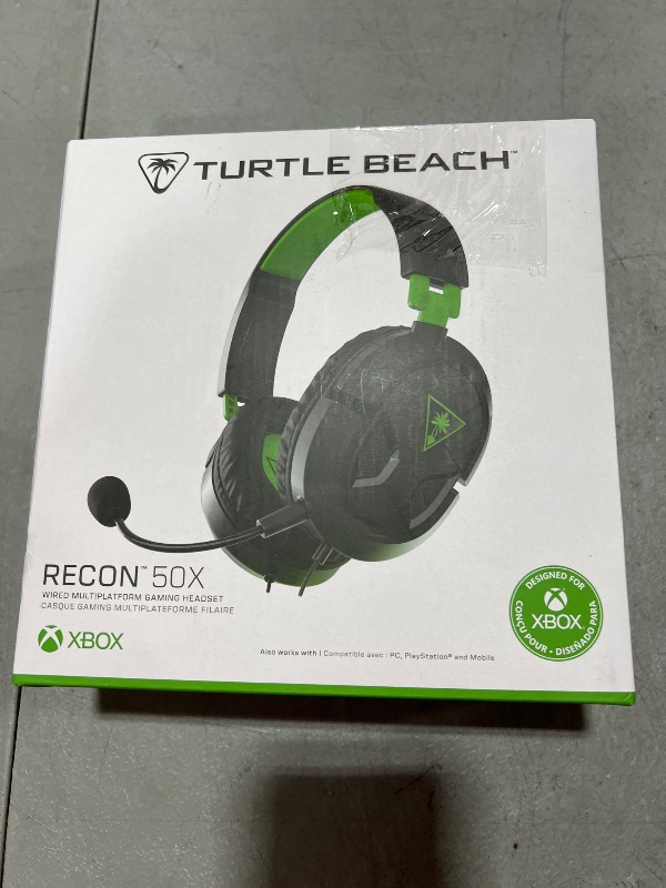 Photo 1 of 
Turtle Beach Recon 50 Xbox Gaming Headset - Xbox Series X, Xbox Series S, Xbox One, PS5, PS4, PlayStation, Mobile & PC with 3.5mm - Removable Mic, 40mm Speakers