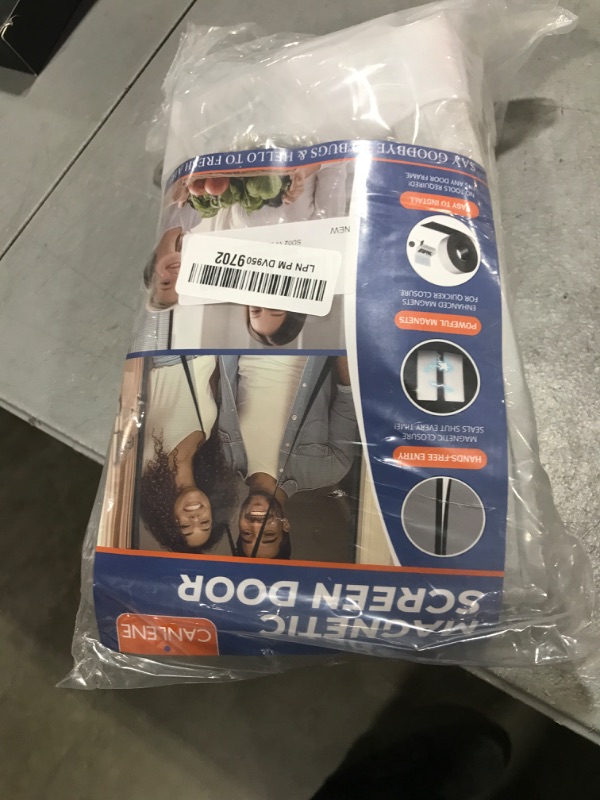 Photo 1 of CANLENE Magnetic Screen Door Left Right Side Opening Polyethylene Terephthalate Mesh Greater Than Fiberglass and Polyester Easy Install