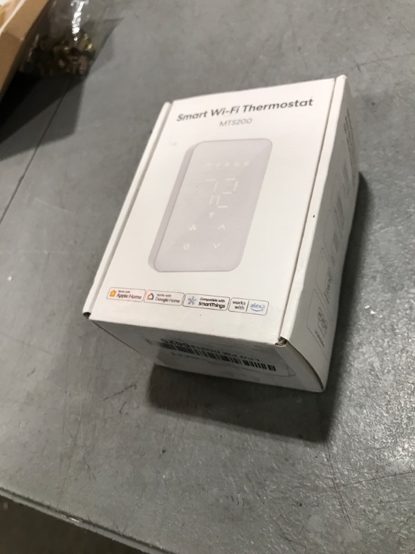 Photo 1 of meross Smart Thermostat for Electric Baseboard and in-Wall Heaters Work with HomeKit, Alexa and Google Home, 120V-240V Wi-Fi Programmable Thermostat with Easy Install, Energy Saving, 4 Wires Needed