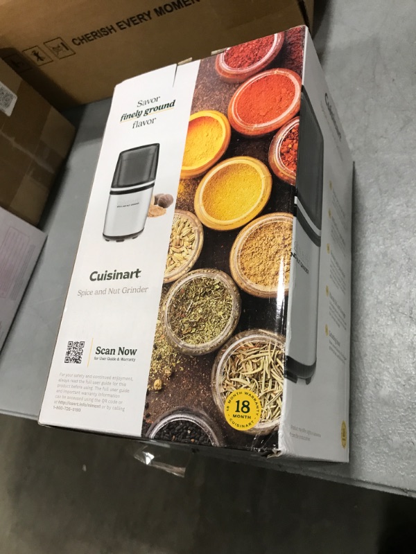 Photo 1 of Cuisinart SG-10 Electric Spice-and-Nut Grinder, Stainless/Black, Mini