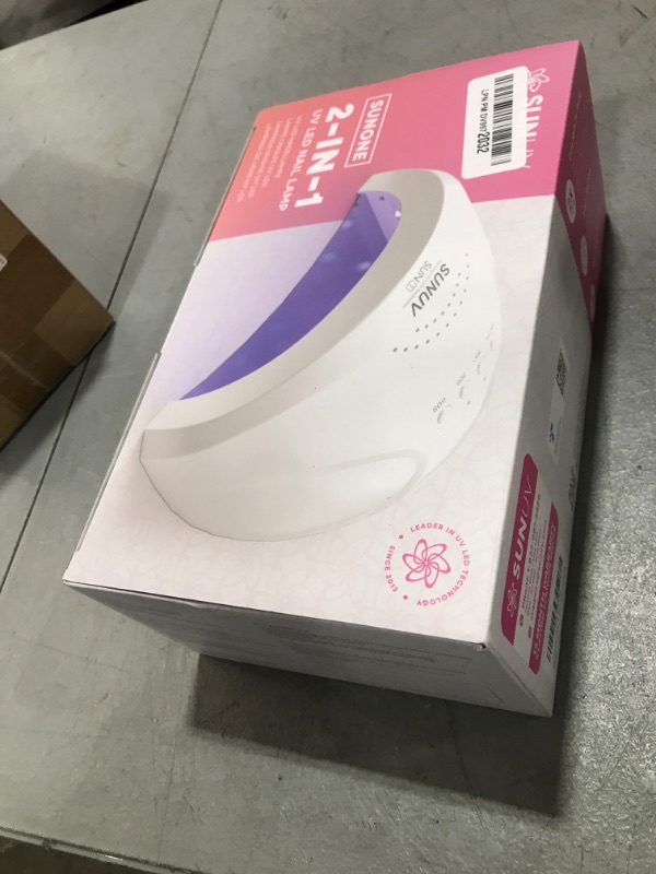 Photo 1 of SUNUV UV LED Nail Lamp, Gel Light for Nail Polish UV Dryer with 3 Timers SUNone White