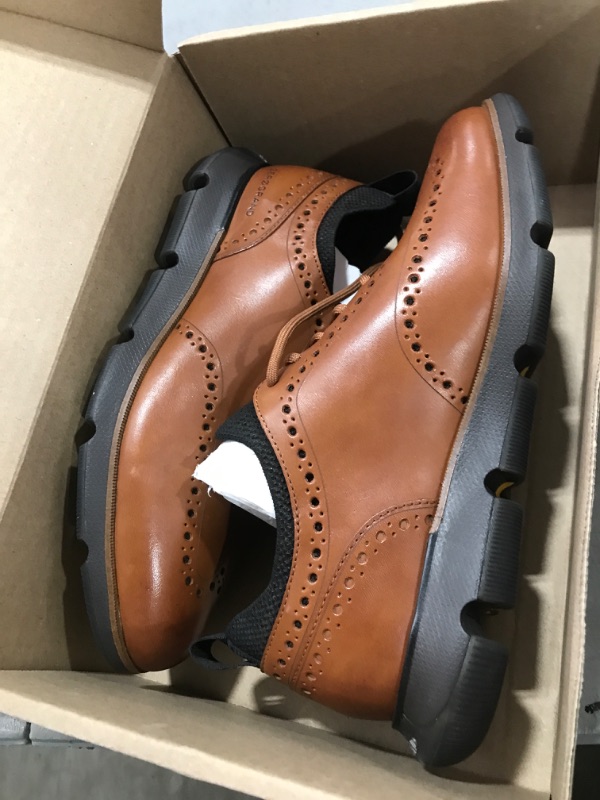Photo 1 of Cole Haan Mens 4.Zerogrand Oxford British Tan/Java 8 W - Wide