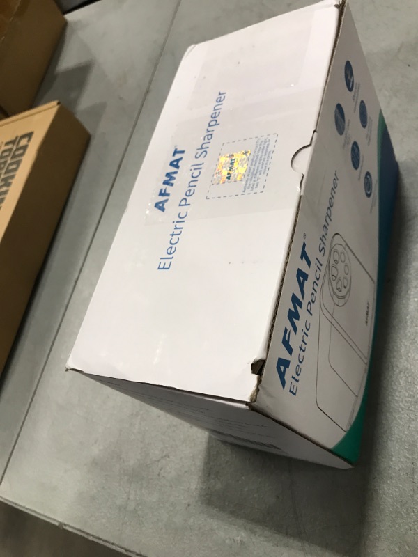 Photo 1 of Electric Pencil Sharpener Heavy Duty, 6 Holes, Auto Stop AFMAT Pencil Sharpeners for School, Classroom Electric Sharpener for 6-11mm Pencils, 7000 Sharpening Times, Do not Eat up Colored Pencils