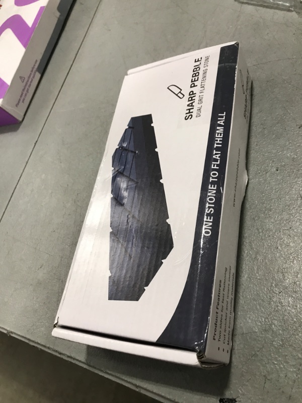 Photo 1 of Sharp Pebble Large Flattening Stone- Dual Grit Coarse/Fine Sharpening Stones Flattener- Diamond Grooves Whetstone Fixer-Re Level Any Whetstones & Waterstones
