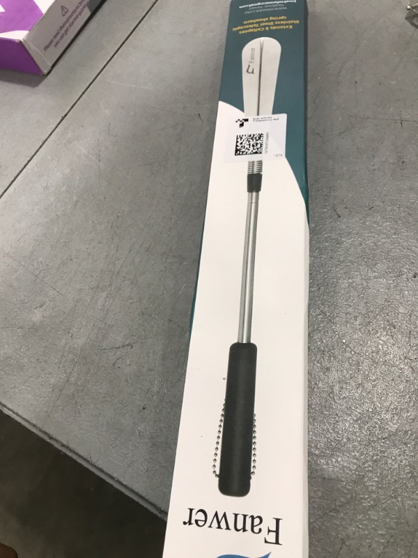 Photo 1 of Fanwer Premium Long Handled Shoe Lifter 16" to 31" Adjustable Expander Shoe Horn - Extends & Collapses Stainless Steel Telescopic Spring Shoehorn