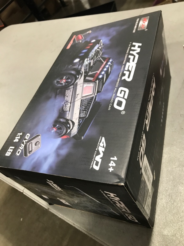 Photo 1 of HYPER GO 14301 1/14 RTR Brushless RC Drift Car with Gyro, Max 38 mph Fast RC Cars for Adults, 4WD All-Road Street Bash RC Truck, Electric Powered High Speed Drifting for Adult