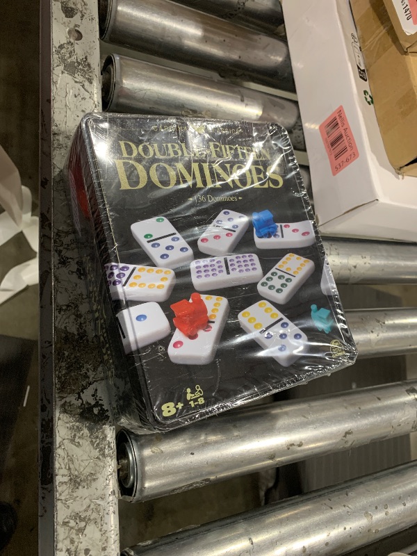 Photo 1 of Spin Master Games, Cardinal Classics Double 15 Dominoes Set in Storage Tin, Family Board Games, 2-6 Players, for Ages 8 & Up