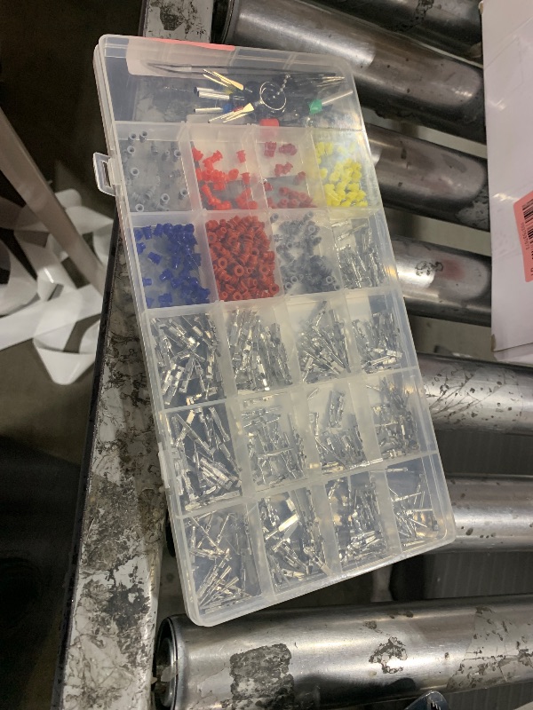 Photo 1 of maierke 535PCS 26Type Pin Connectors Kit,Car Electrical Wire Pins 1/1.5/1.8/2.2/2.8/3.5mm Automotive Pin Connectors Kit Wire Removal Non-Insulated Plug Male Female Crimp