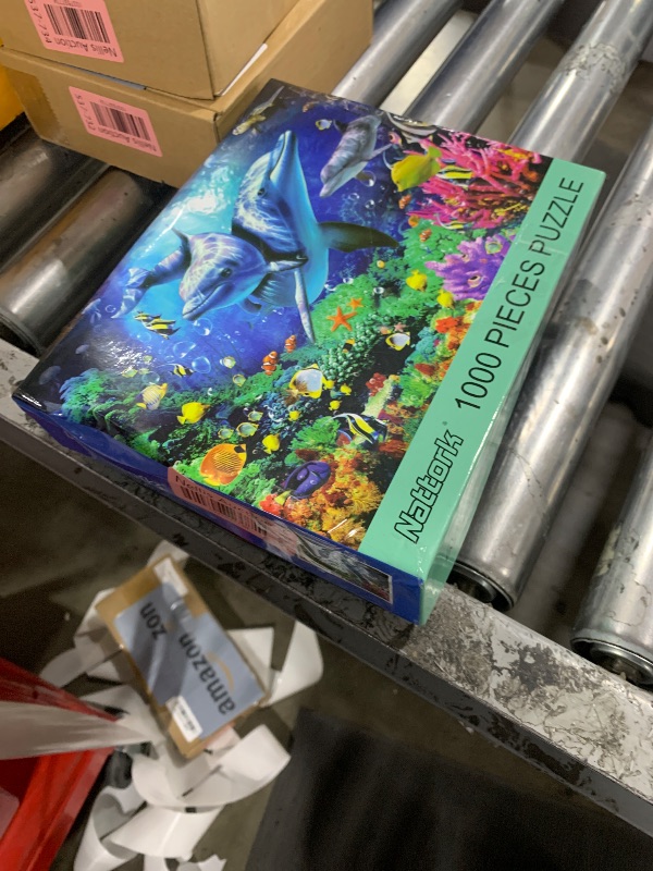 Photo 1 of Nattork Jigsaw Puzzles 1000 Pieces for Adults, Families (Sea World) Pieces Fit Together Perfectly