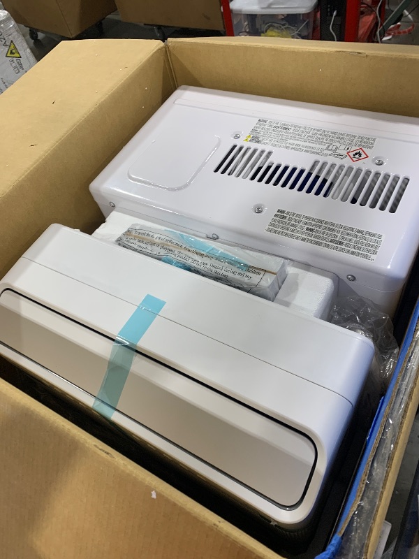 Photo 1 of Midea 8,000 BTU U Shaped Smart Inverter Window Air Conditioner, Cools up to 350 Sq. Ft., Ultra Quiet with Open Window Flexibility, Works with Alexa/Google Assistant, 35% Energy Savings, Remote Control