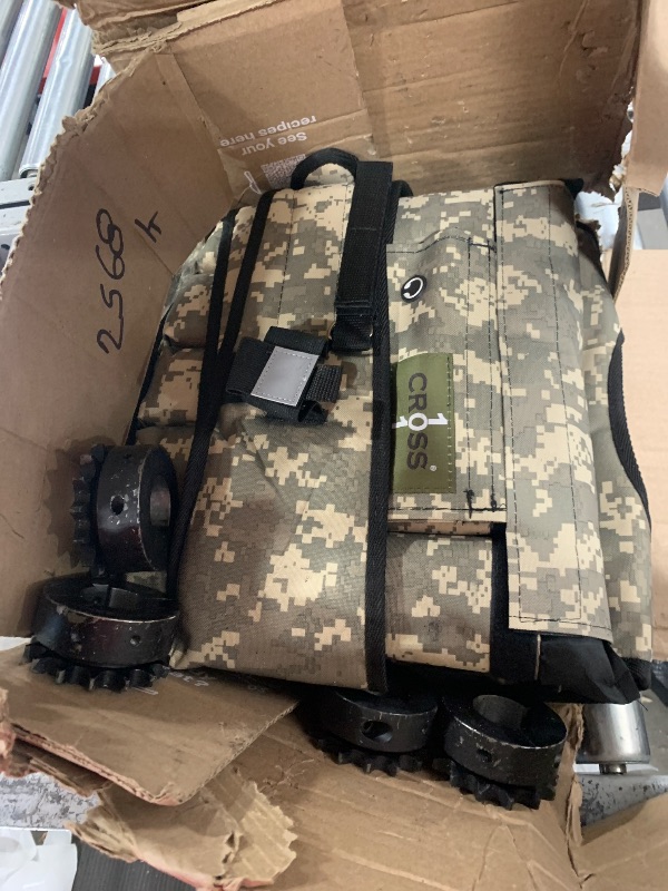 Photo 1 of CROSS101 20LBS - 140LBS Adjustable Weighted Vest Wtih Shoulder Pads Option for Men and Women (60LBS)