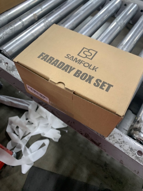 Photo 1 of Samfolk Faraday Box with Faraday Bags for Car Keys, Car Key Signal Blocking Box, Keyless Entry Car Key Safe Protector Anti-Theft Shielding Cage