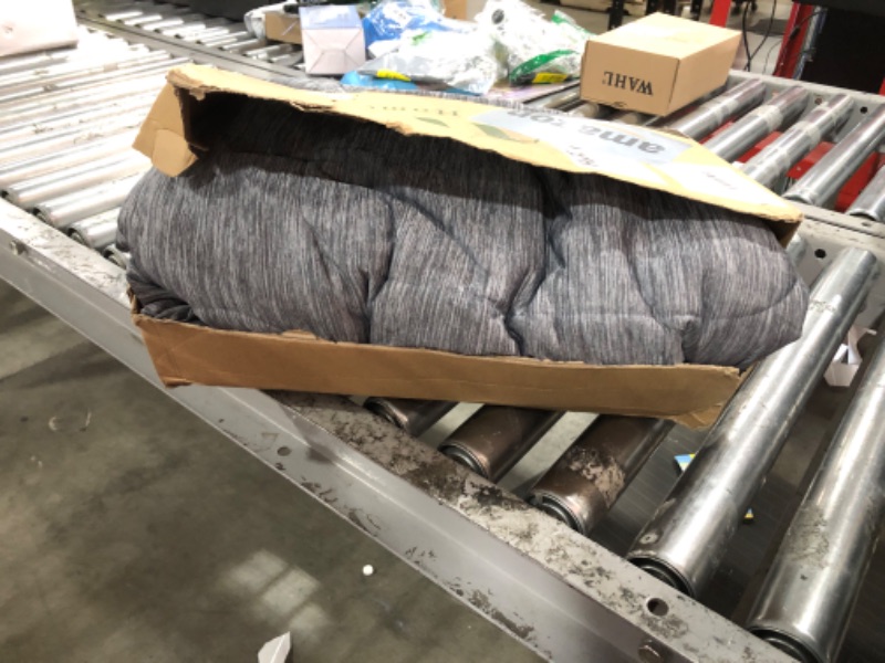 Photo 1 of Amélie Home Cooling Comforter King Size, Reversible Lightweight Cooling Blanket for Hot Sleepers, Q-Max 0.43 Summer Breathable Cooling Quilt for Night Sweats, 106" x 90", Heather Charcoal Grey