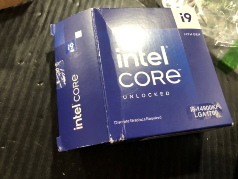 Photo 1 of Intel® Core™ i9-14900KF Desktop Processor 24 cores (8 P-cores + 16 E-cores) up to 6.0 GHz
