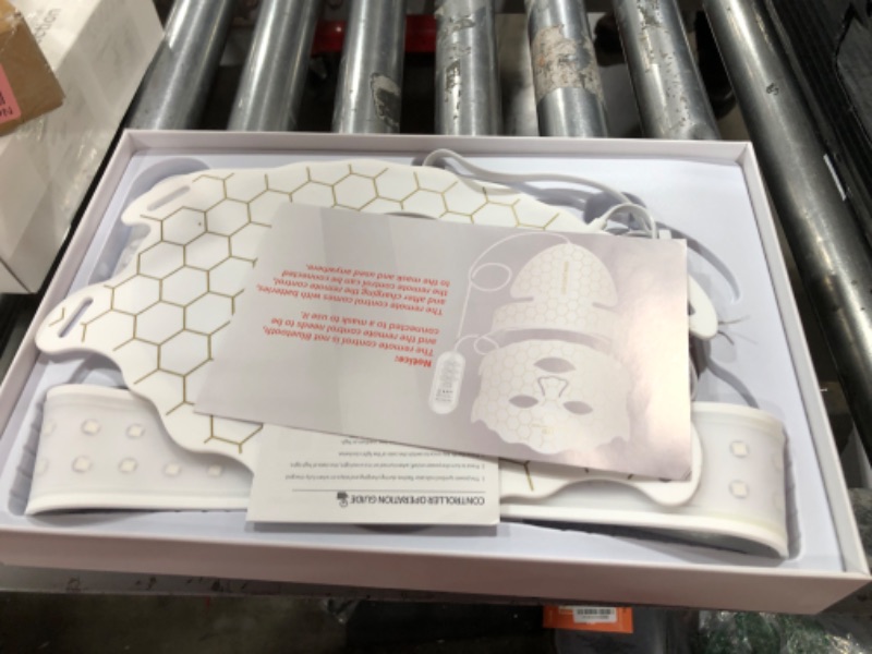 Photo 1 of Yahi Red Light Therapy for Face, Led Face Mask Light Therapy, 7 Colors LED Face & Neck Mask Light Therapy At Home, White