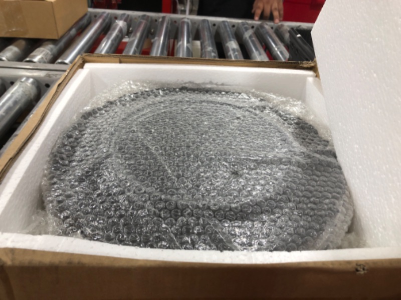 Photo 1 of MAONAME 14" Antique Gold Charger Plates with Embossed Rims, Set of 6, Plastic Plate Chargers for Dinner Plates, Table Setting