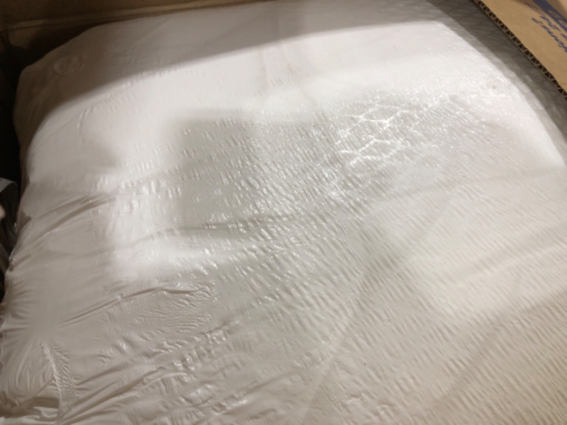 Photo 1 of Oaken-Cat 100% Cotton Cover Down Alternative Comforter Oversized Queen Size- Cloud Bed Comforter for All Season, Breathable White Comforter, Ultra-Soft Duvet Insert (98x98)