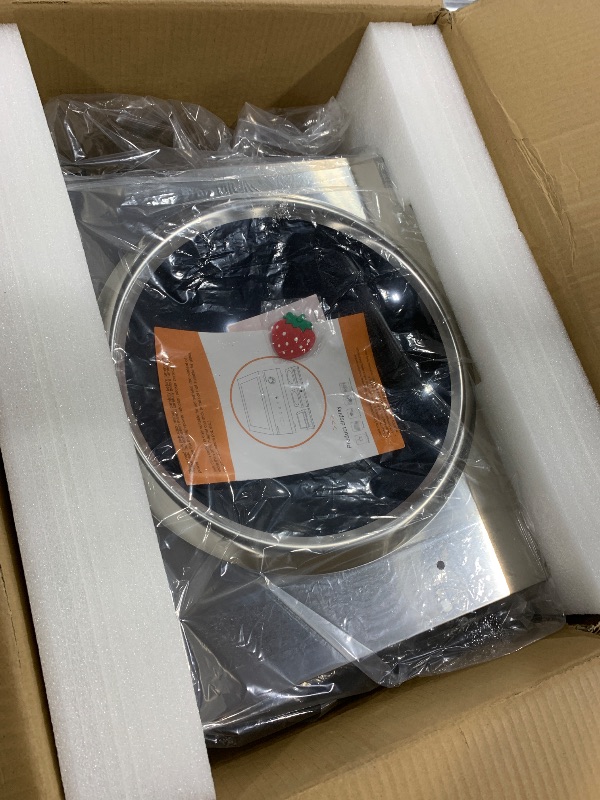 Photo 1 of VBGK Commercial Induction Cooktop 5000W Professional 220V Hot Plate With LCD Touch Knob Control, 4 Hours Timer, 16 Power Levels, Auto-Shut-Off, Stove Top With Plug