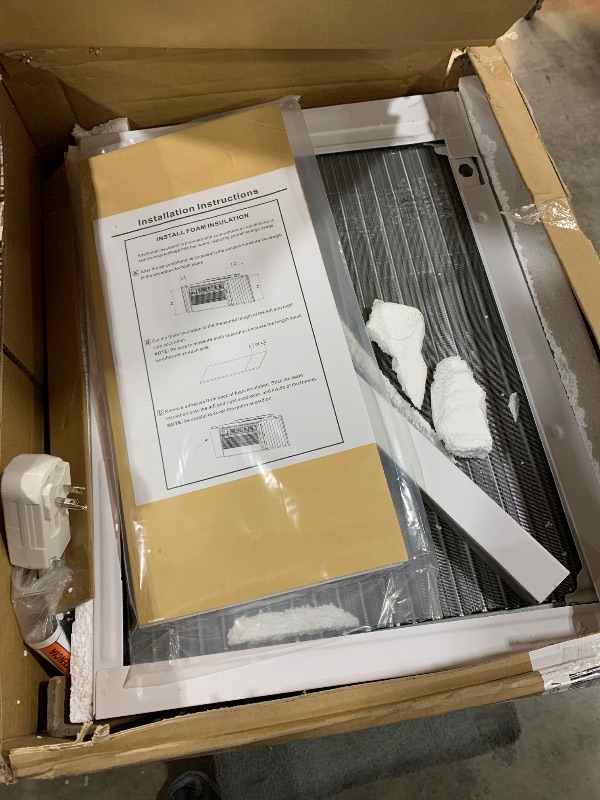 Photo 1 of Whirlpool 18,000 BTU 230V Window Air Conditioner with Supplemental Heat, Window Mounted AC Unit with Heater for Apartment, Living Room, Bedroom, Large Rooms up to 1000 Square Feet