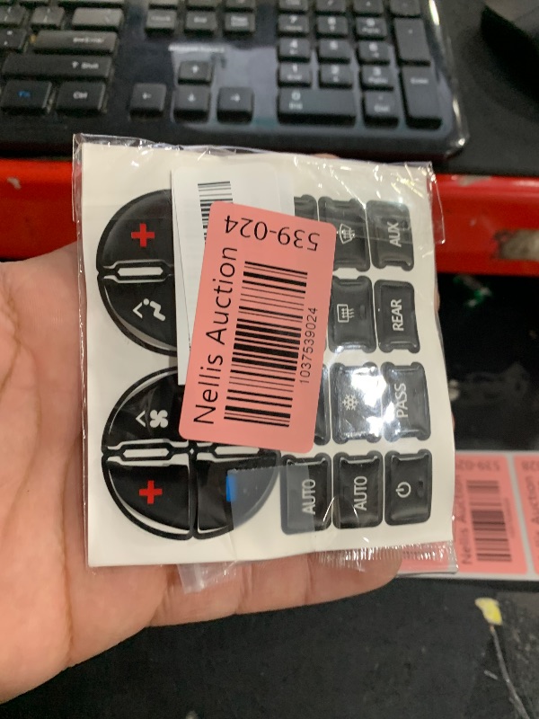 Photo 1 of Kewucn 2 Packs Rear Radio Volume Control Knob Cover 22912547 and AC Dash Button Sticker Repair Kit (2 Packs), Universal Vehicles Interior Accessories for Most Car 2007-2014