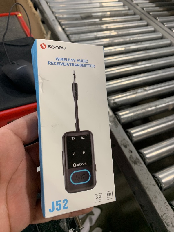 Photo 1 of Bluetooth 5.3 Transmitter Adapter for Airplane 2-in-1 Wireless Bluetooth Audio Transmitter Receiver for 3.5mm Aux Jacks on Flight/TV/Gym Equipment, for up to 2 Wireless Headphones, Cell Phones