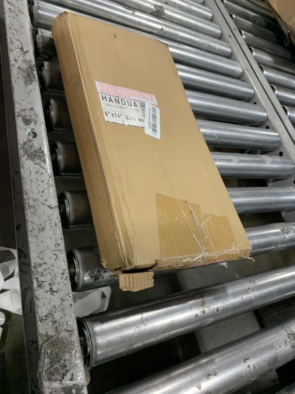 Photo 1 of Fits 6x14 and 14x6 Duct Opening | Floor Register with Louvered Design by Handua | Heavy Duty Walkable Design with Damper | Floor Vent Grille | Easy to Adjust Air Supply Lever | Brown