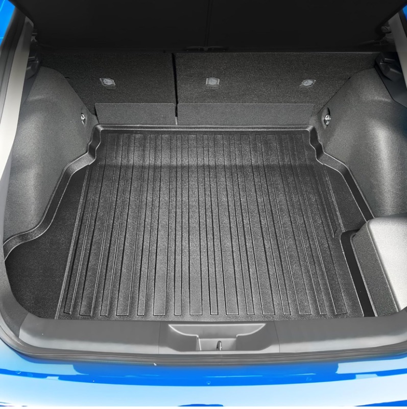 Photo 1 of Premium Cargo Liner for Toyota Prius LE Only 2023-2024 - 100% Protection - Custom Fit Car Trunk Mat - All-Season Black Cargo Mat - 3D Shaped Laser Measured Trunk Liners for Toyota Prius