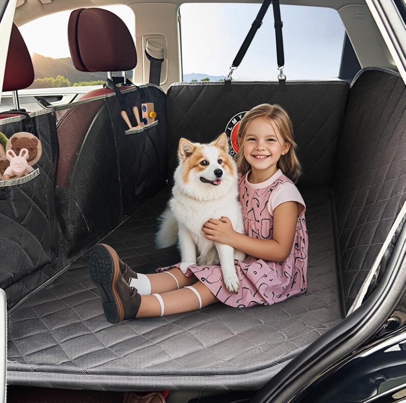 Photo 1 of Dog Hammock for Car Hard Bottom, Waterproof Dog Car Seat Cover Hard Bottom Holds 400lbs, Sturdy Pet Seat Covers for Trucks, Fit F150 / RAM/GMC/Chevrolet/Tundra Crew Cab