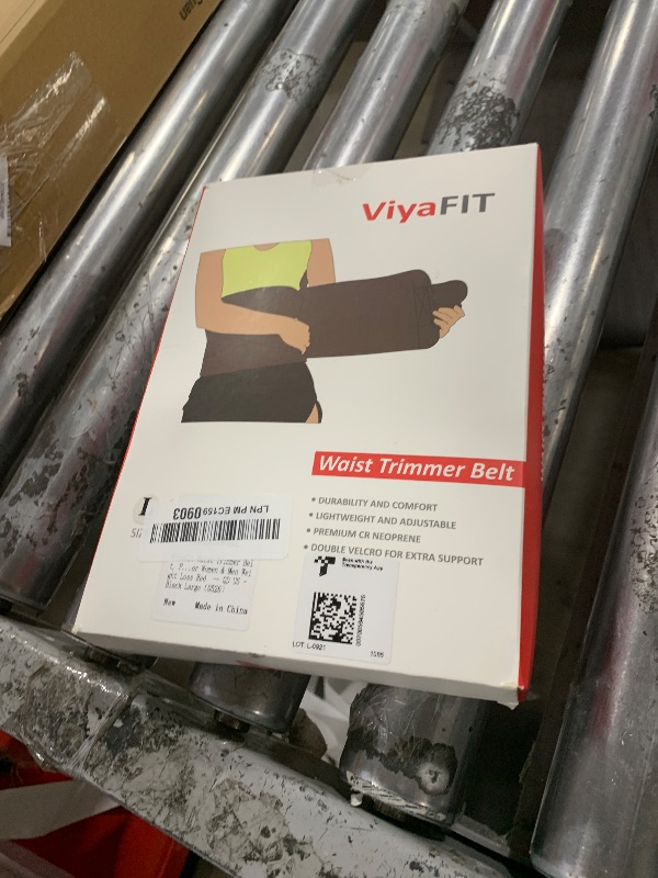 Photo 1 of Viyafit Waist Trimmer Belt, Premium Waist Trainer for Women & Men Weight Loss Red