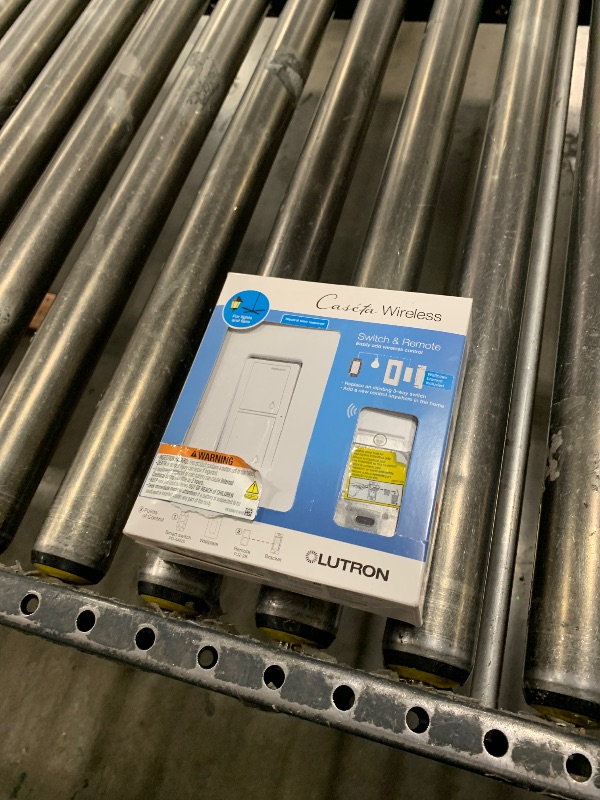Photo 1 of Lutron Caseta Original Smart Switch 3-Way Kit, w/ Pico Remote, Wallplate, and Wall Bracket