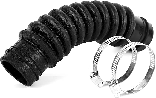Photo 1 of  AEM73213001 LG Washer Tub to Pump Connector Drain Hose Assembly, Pump Outlet for LG Washing Machine, More Thicker With 2 Stainless Steel Hose Clamps 