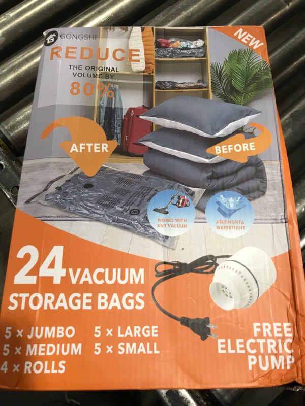 Photo 1 of 24 VACUUM STORAGE BAGS 