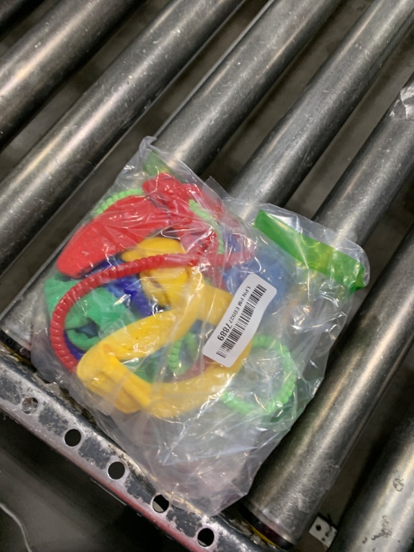 Photo 1 of Sensory Chew Necklaces 12 Pack, Stretchy Chewy Necklace Sensory Toys for Kids with Autism, ADHD, Biting, Teething Needs, Silicone Blocks Chewing Toys for Boys Girls Adults Reduce Anxiety Fidget