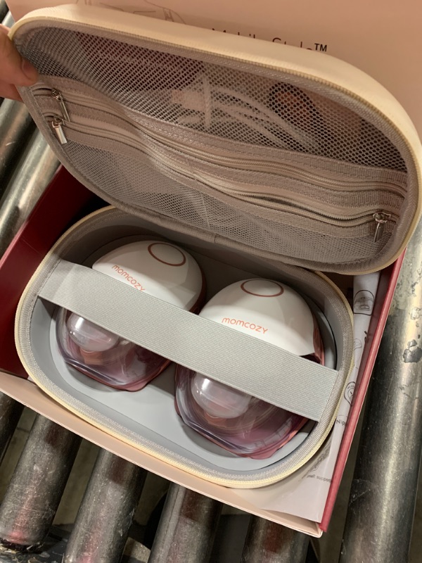 Photo 1 of Momcozy Breast Pump Hands Free Mobile Style, Leak-Proof, Quiet & Comfortable for On-The-Go Pumping