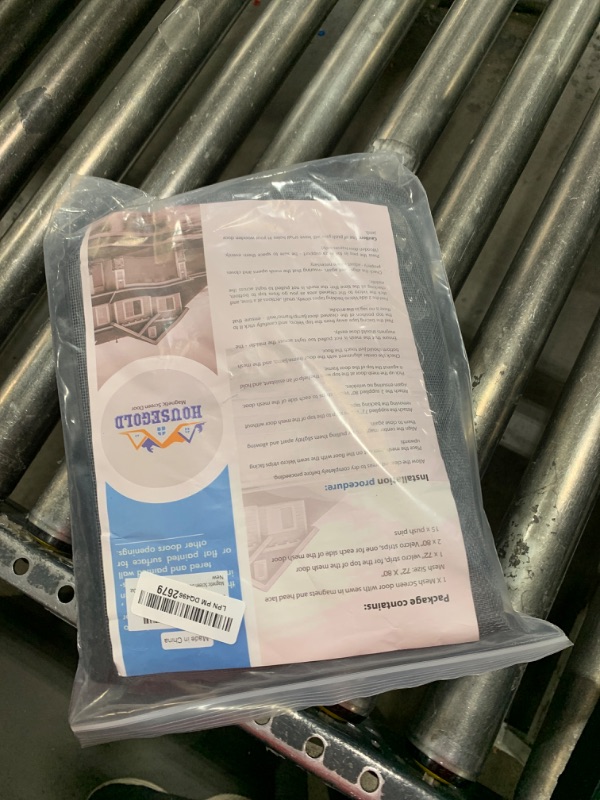 Photo 1 of Magnetic Screen Door for 72"x80" French Door, Durable Fiberglass Double Door Screen Mesh Curtain Fits Door Opening up to 70" x79‘’ Keep Bugs Out