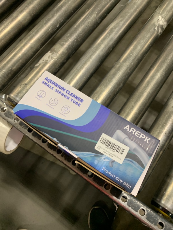 Photo 1 of AREPK Compact Aquarium Siphon Vacuum and Water Changer Kit with Cleaning Brush. Perfect for Simultaneous Water Changing and Cleaning in Small Fish Tanks. Gravel and Sand Cleaning.