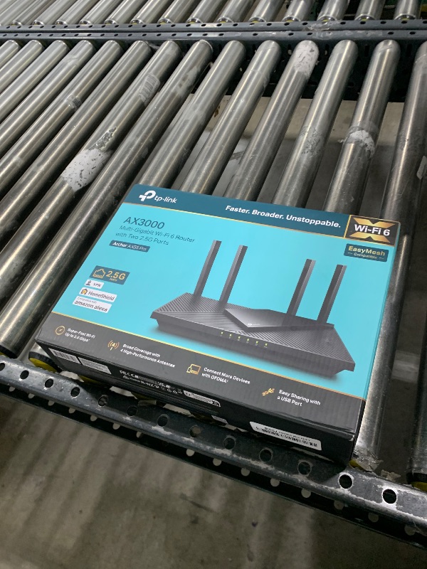 Photo 1 of TP-Link AX3000 WiFi 6 Router (Archer AX55 Pro) - Multi Gigabit Wireless Internet, 1 x 2.5 Gbps Port, Dual Band, VPN, OFDMA, MU-MIMO