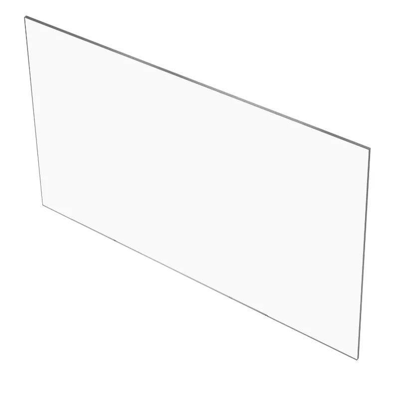 Photo 1 of Clear Plastic Dividers with Square Corners - 1/4" T x 30" W x 24" H - Set of 12 Units