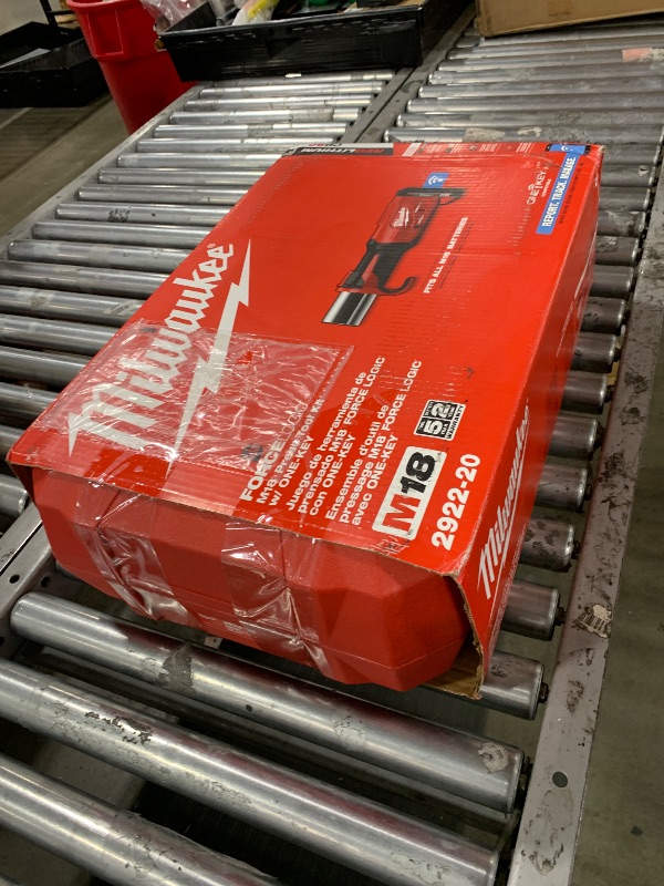 Photo 1 of Milwaukee M18 18-Volt Lithium-Ion Brushless Cordless Force Logic Press Tool 2 BATTERIES 1 BATTERY CHARGER