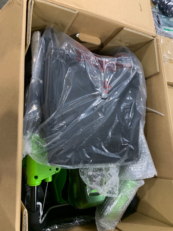 Photo 1 of Greenworks 48V (2 x 24V) 17" Cordless (Push) Lawn Mower (125+ Compatible Tools), (2) 4.0Ah Batteries and Dual Port Rapid Charger Included